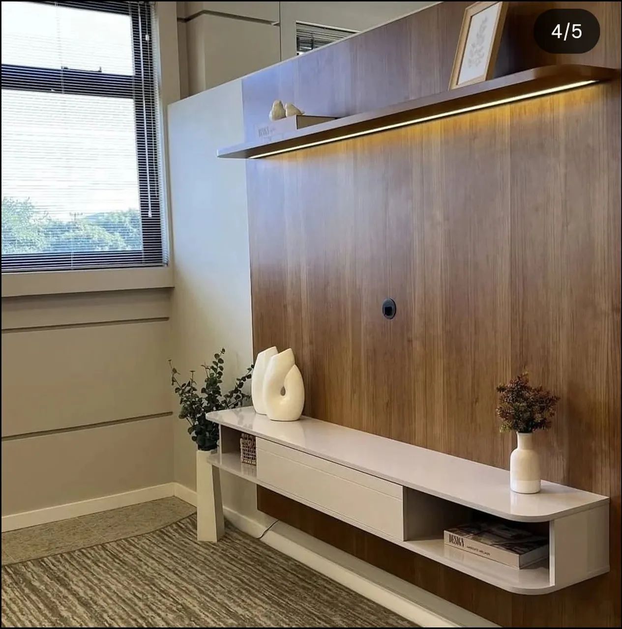 Painel Artely Belluno para tvs até 65 polegadas - Novo e embalado!! - Foto 4