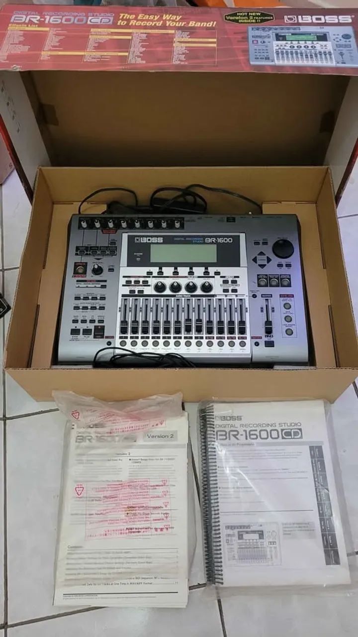 BOSS BR-1600CD MTR マルチトラックレコーダー Roland Roland Boss BR-1600CD gravador de estúdio digital - Instrumentos