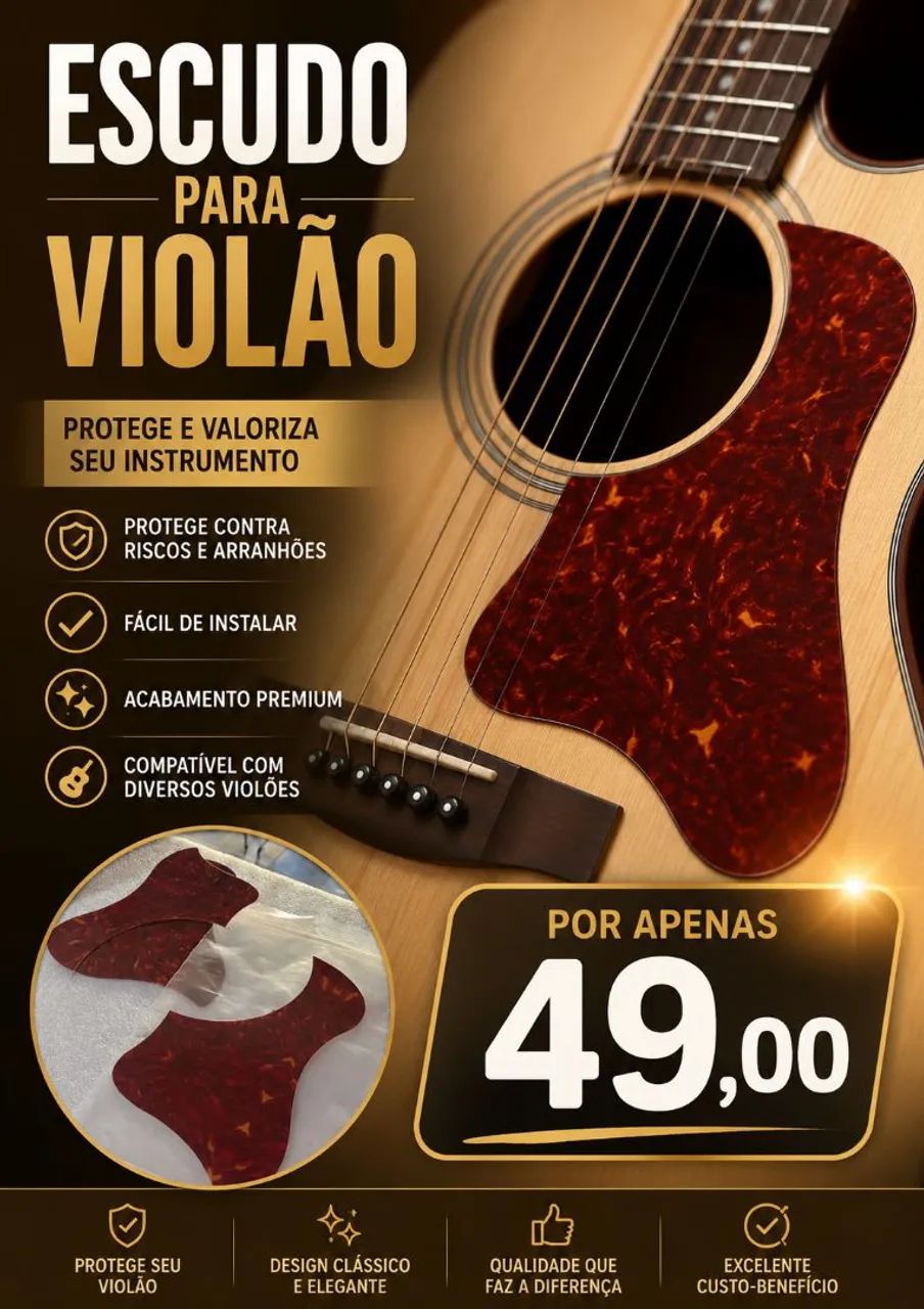 Escudo para violão 