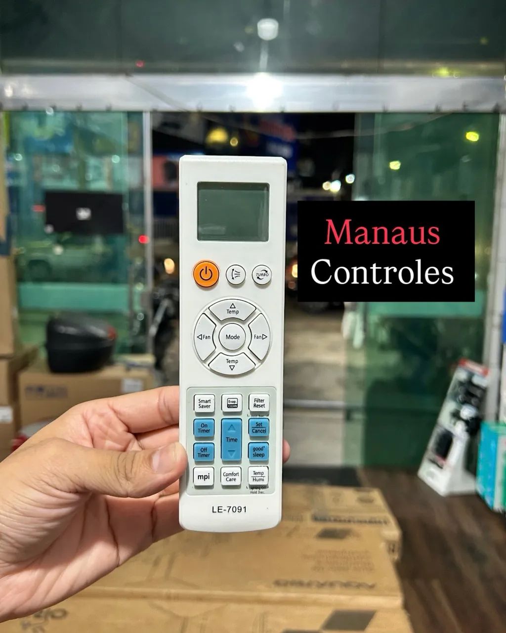 Controle Samsung Inverter para Ar condicionado Split 