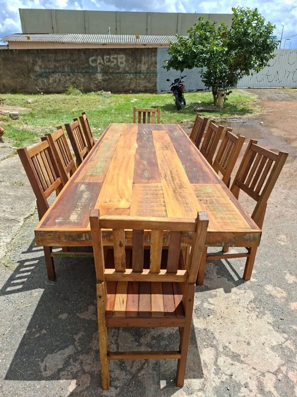 Mesa com 10 cadeiras  - Foto 2