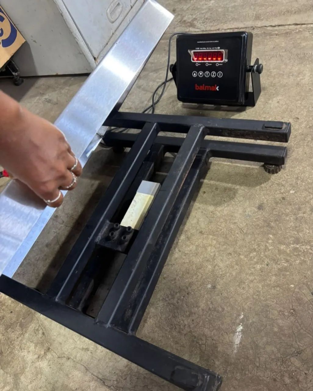 Balança balmak 300kg seme nova com garantia  - Foto 2
