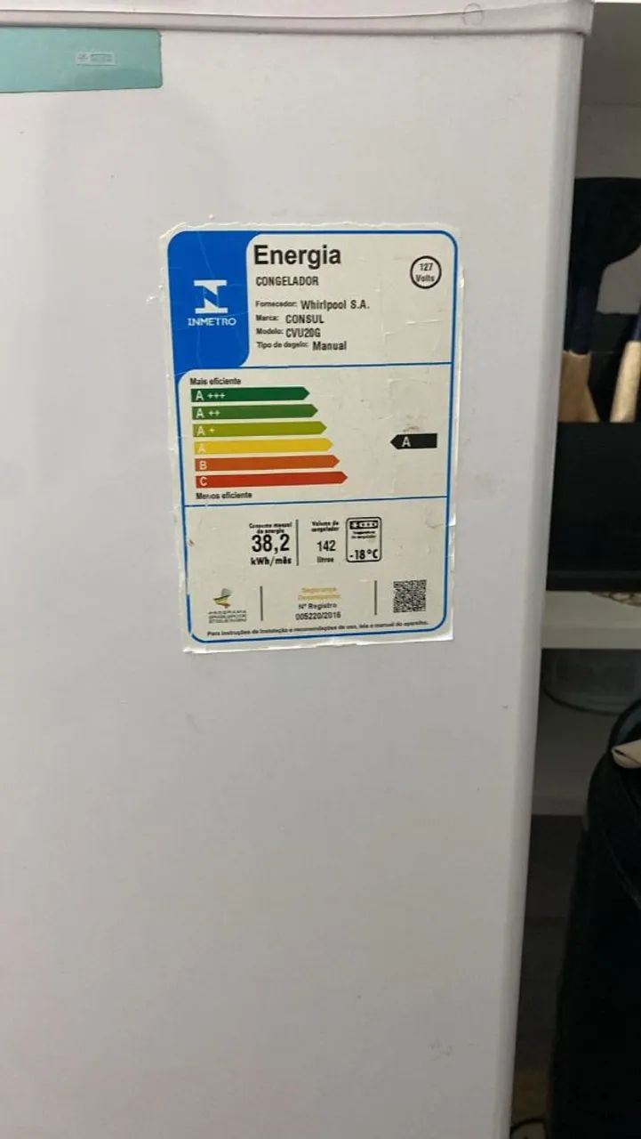 Freezer esticada 