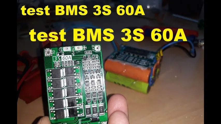 Placa Proteção Bms 3s 60a c arregador de pilhas 18650 - Foto 4