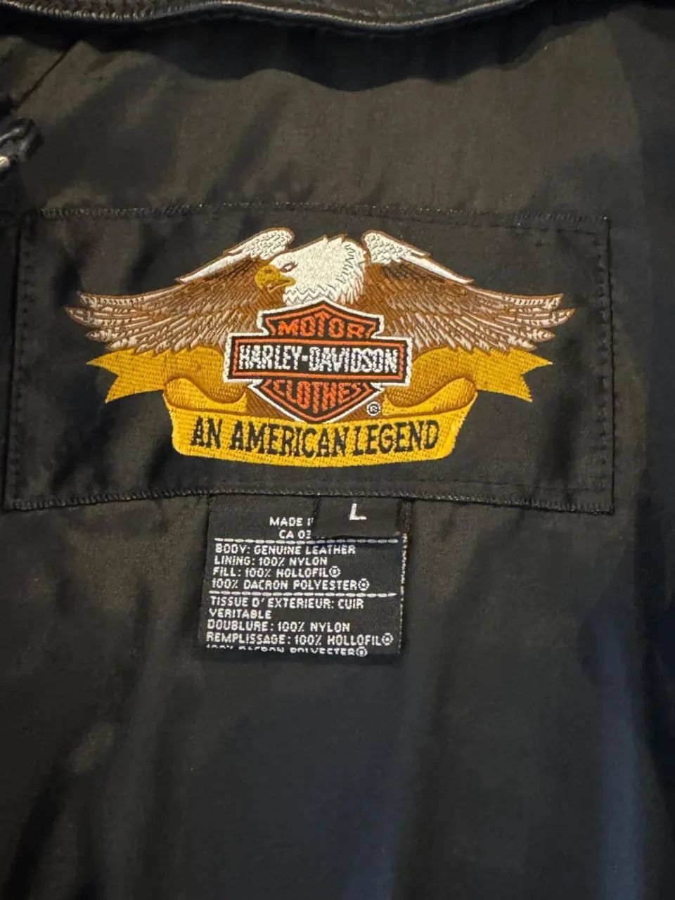 JAQUETA COURO LEGÍTIMO HARLEY DAVIDSON  - Foto 3