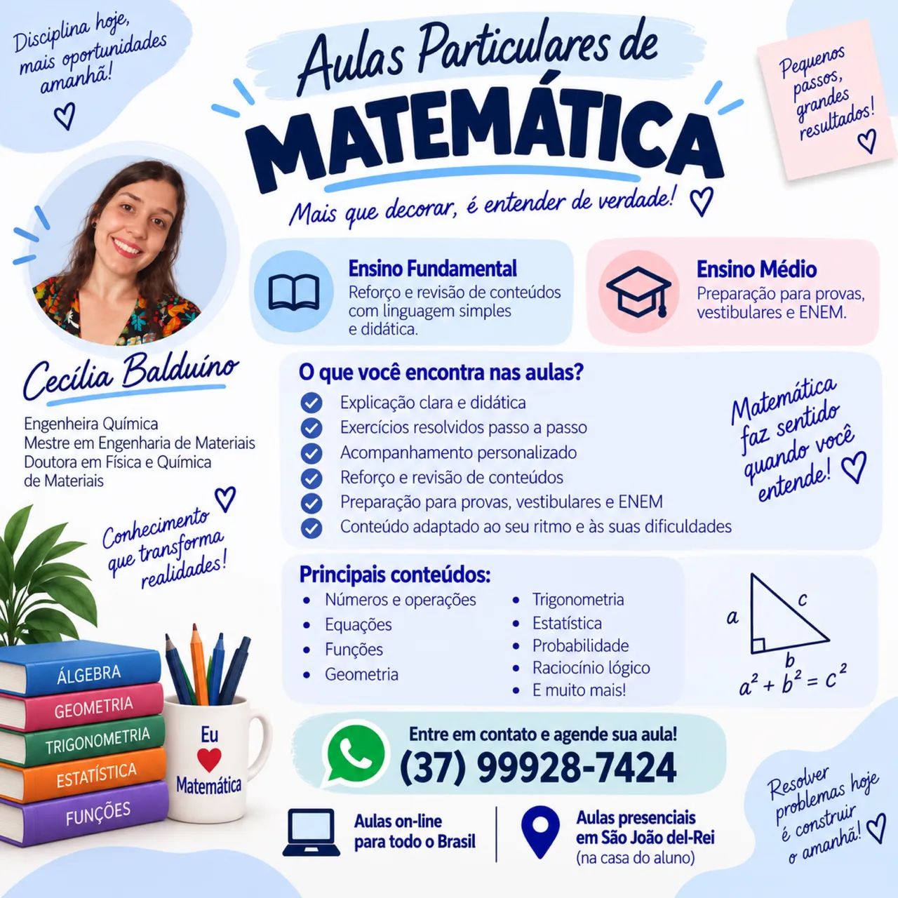 AULAS PARTICULARES DE MATEMÁTICA 