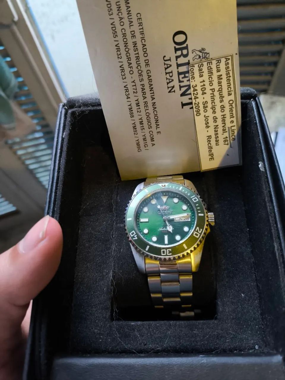 Orient submariner oyster Hulk automático 