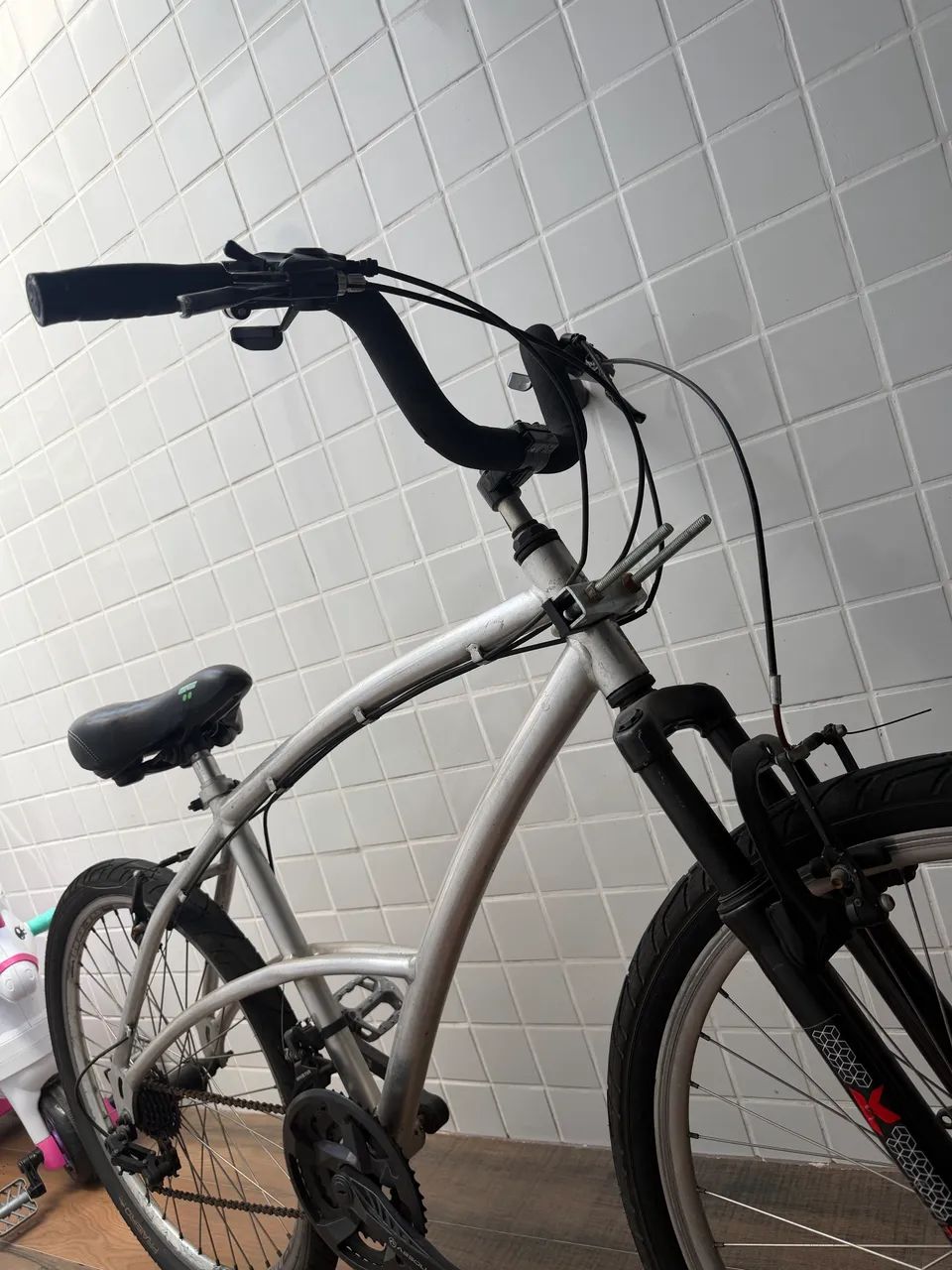 Bicicleta de alumínio 