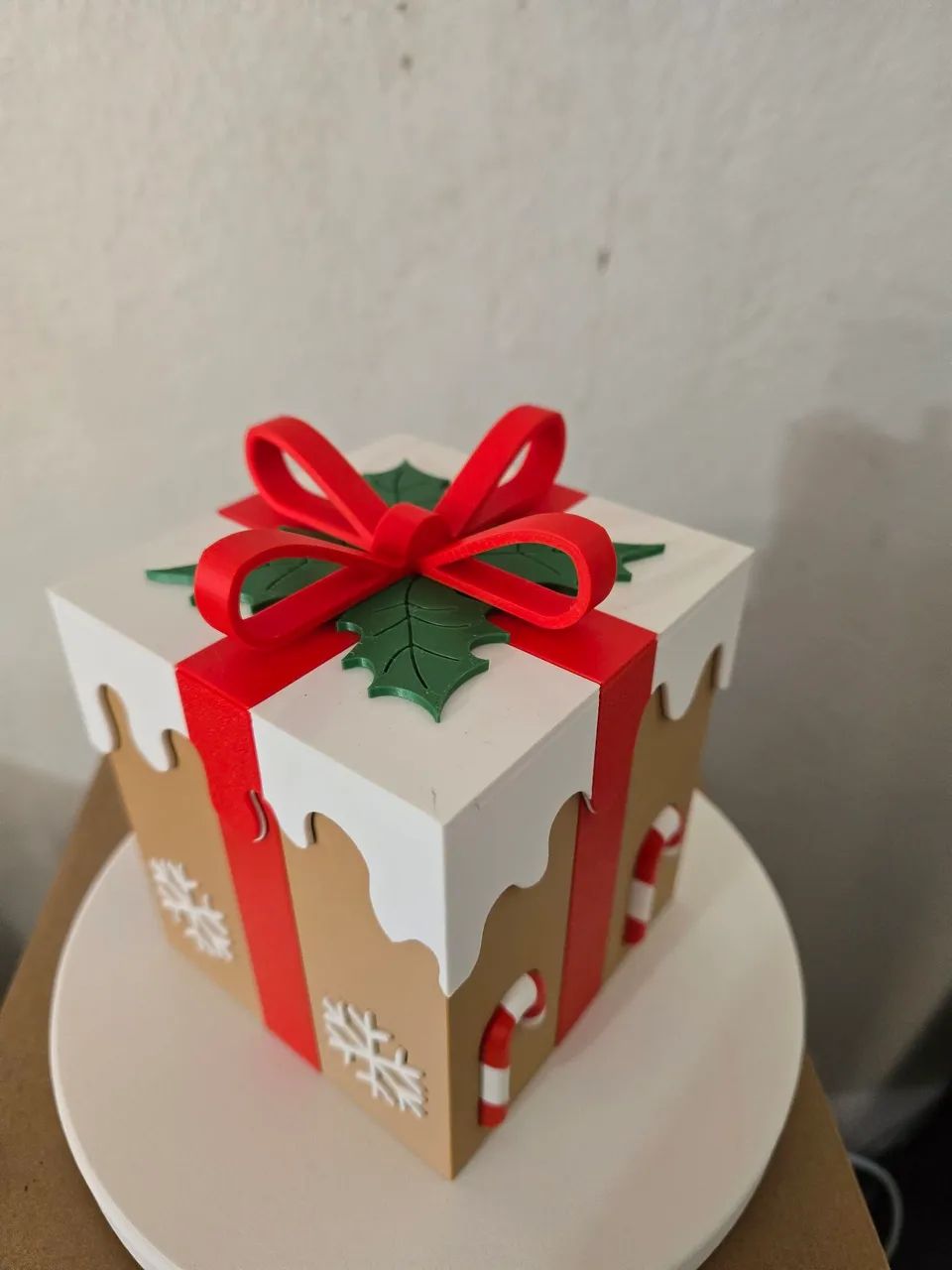 Caixa decorativa de Natal - Foto 3