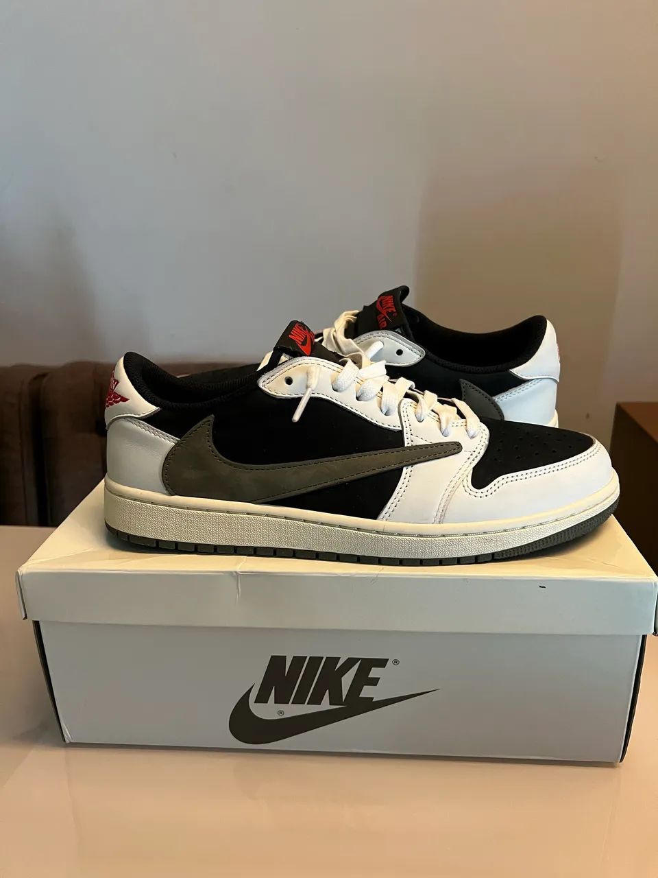 Travis Scott x Air Jordan 1 Low Olive