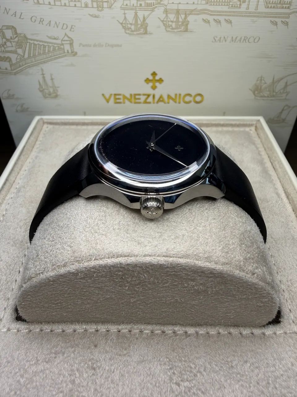 Relógio Venezianico Redentore Ultrablack 36 - Foto 4