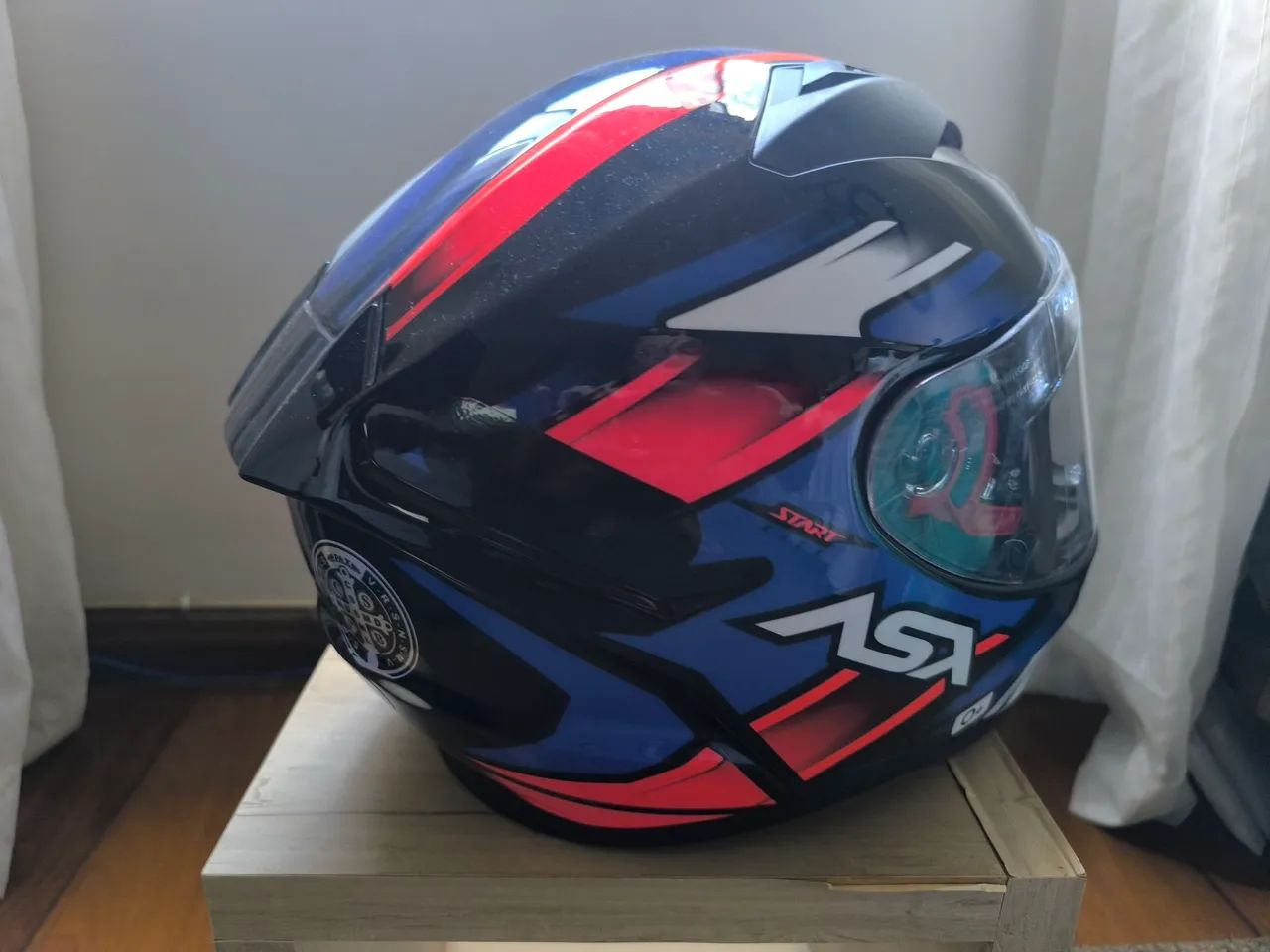 Capacete asx tamanho 62 - Foto 4