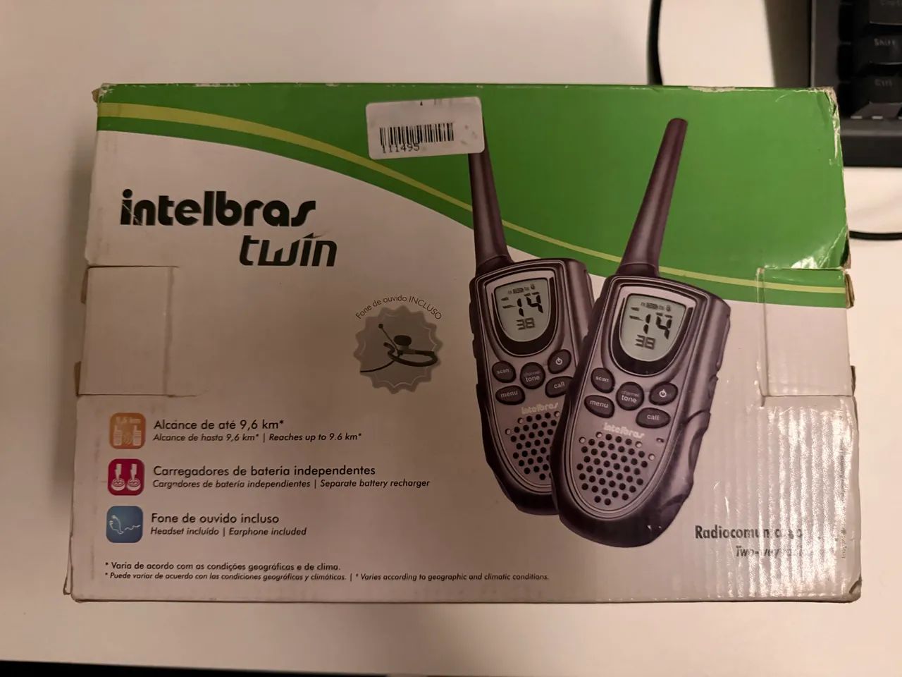 Walkie-talkie intelbras muito conservado  - Foto 3