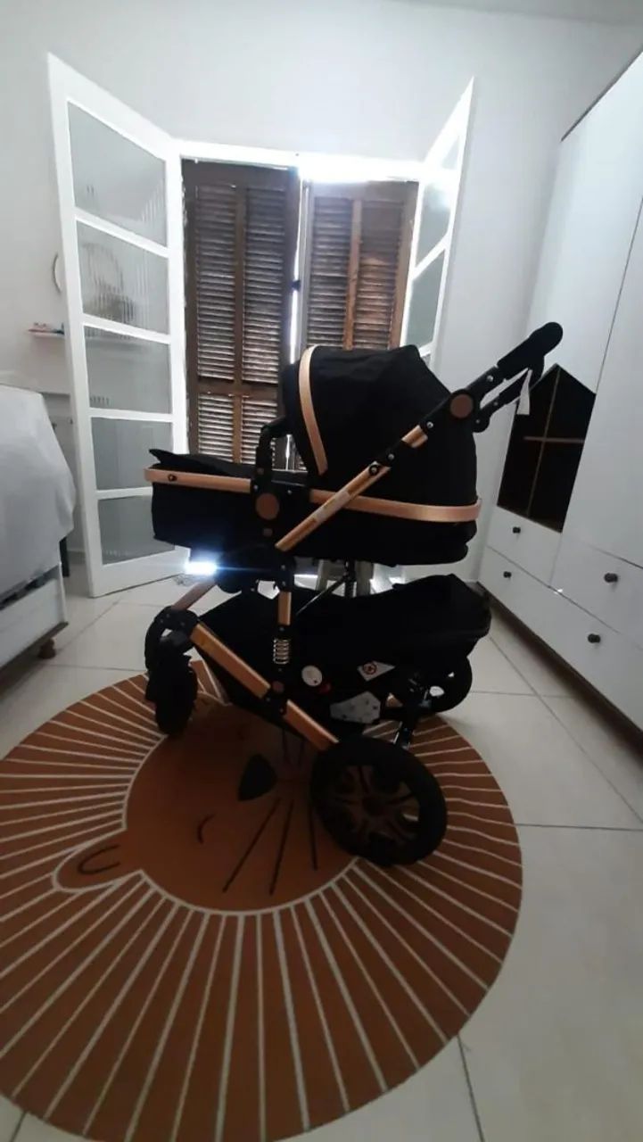 Carrinho de bebê 3 em 1 - Foto 3