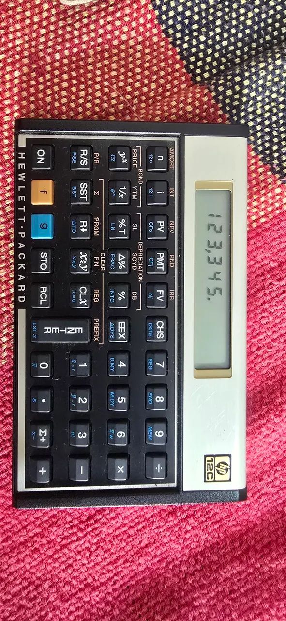 [Brechó] Calculadora HP 12C  - Foto 5