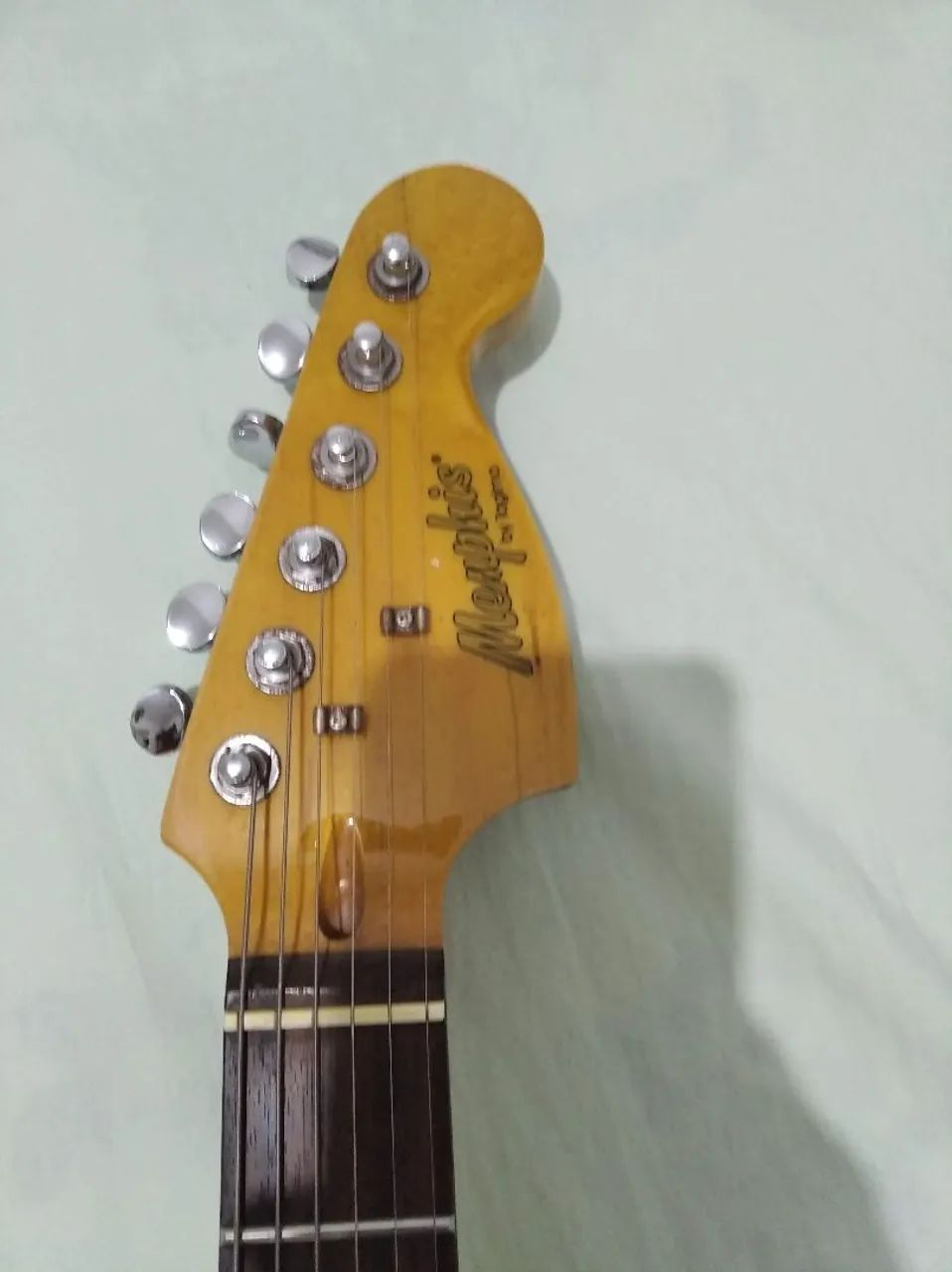 Guitarras Cort e Memphis e violão Giannini  - Foto 5