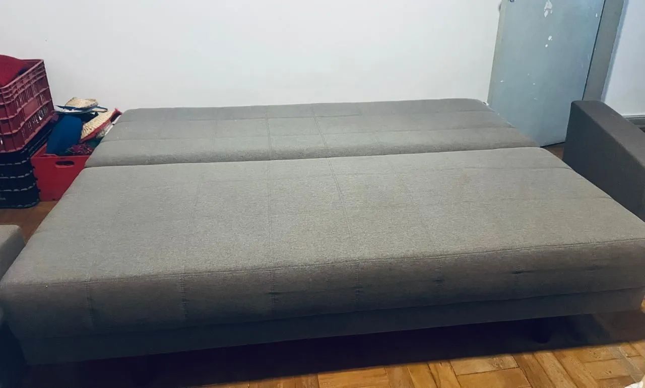 Sofá-Cama 3 Lugares Clap Tok&Stok - Perfeito Estado! - Foto 2
