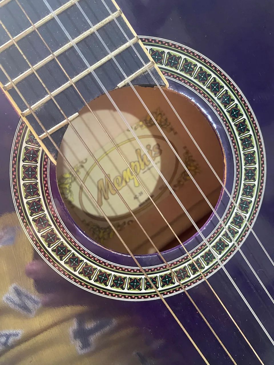 Violão roxo de náilon  - Foto 3