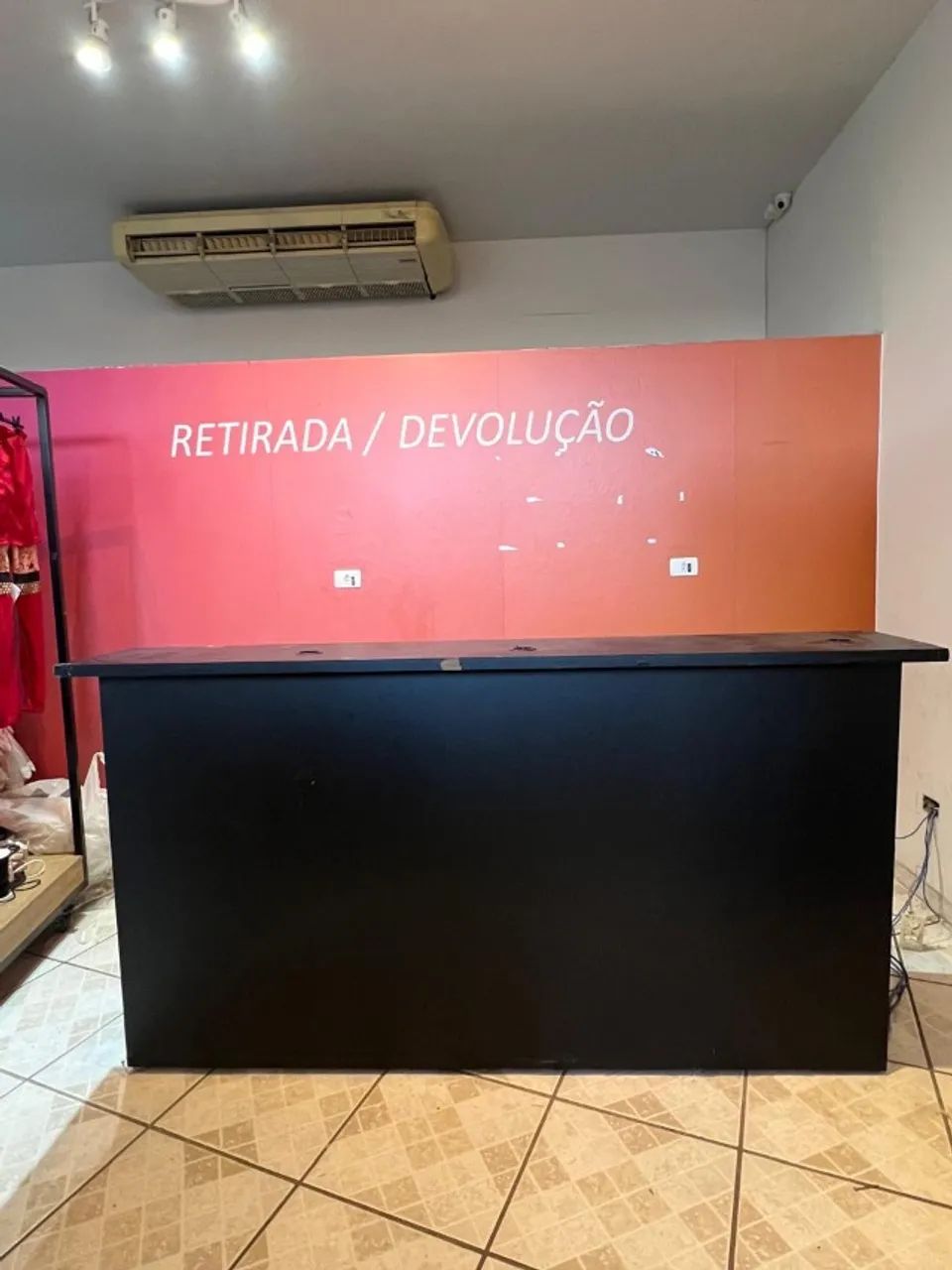 Balcão Caixa Comercial em MDF Envelopado - 2,10m
