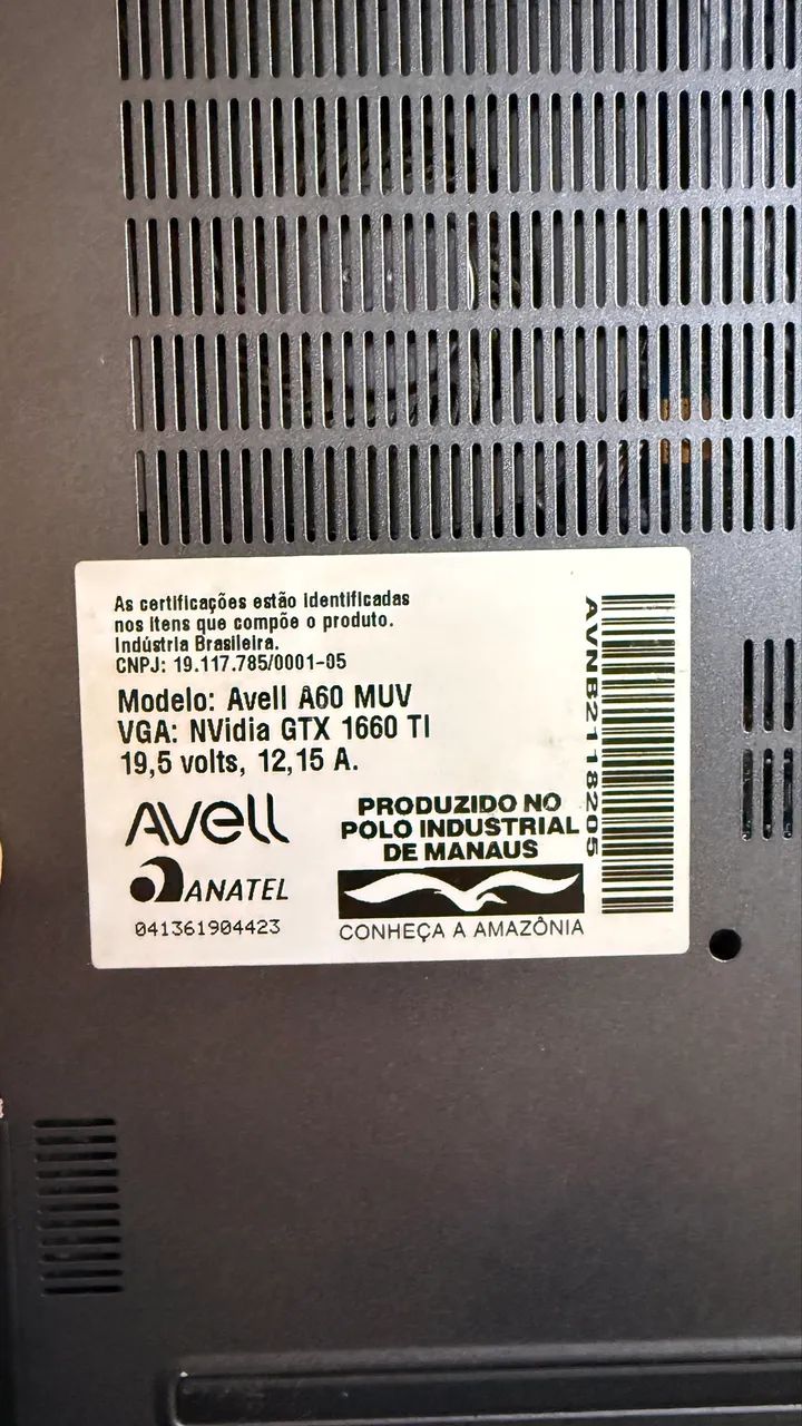 Notebook Avell A60 - Foto 4