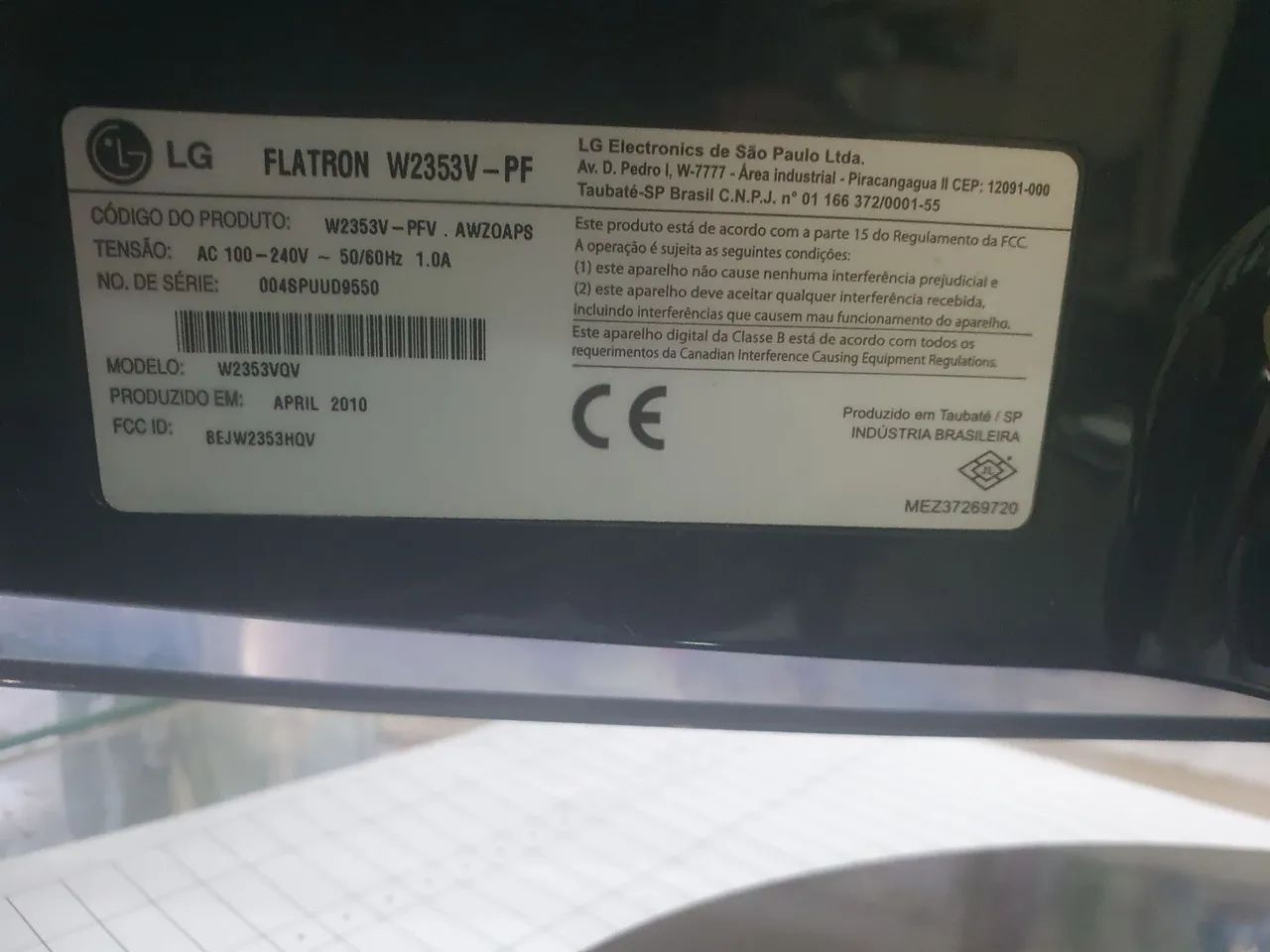 Monitor LG 23 polegadas HDMI DVI VGA - Foto 3