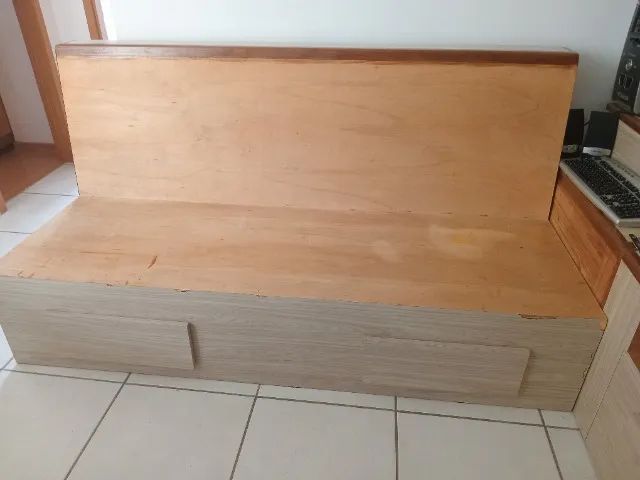 Jogo sofa de madeira - Foto 2