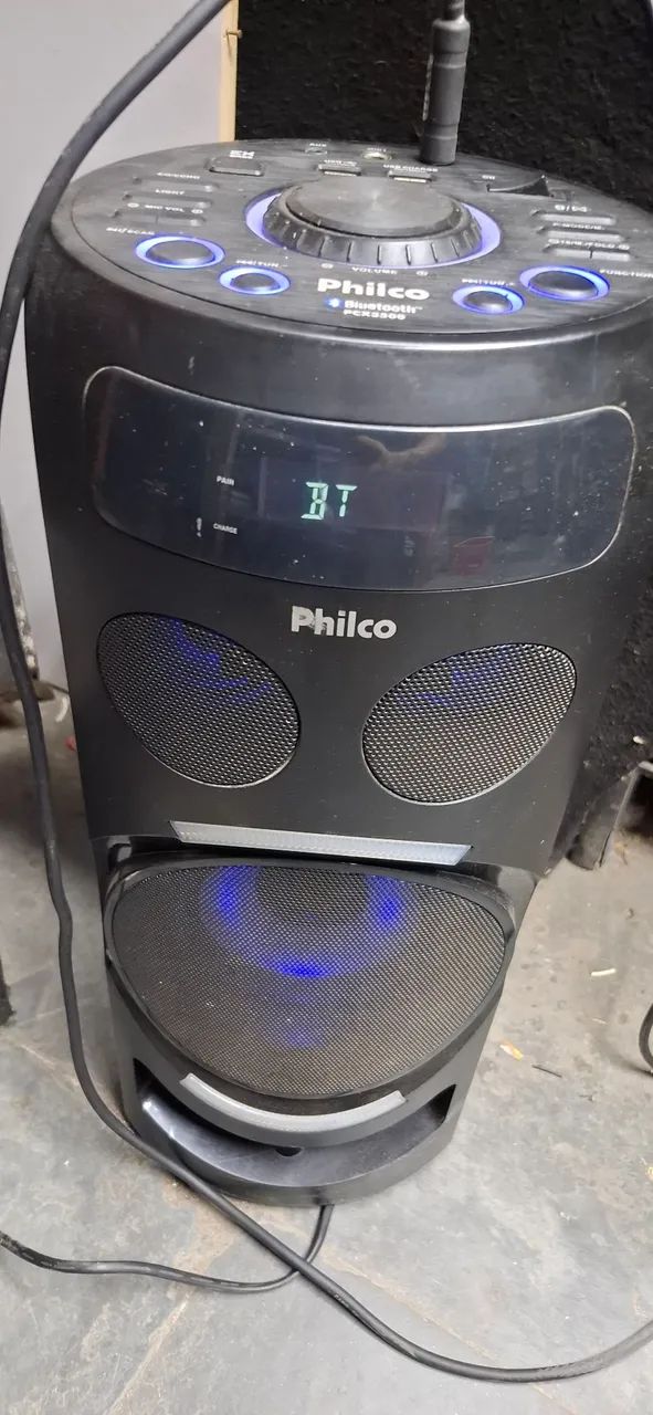 Caixa amplificada philco