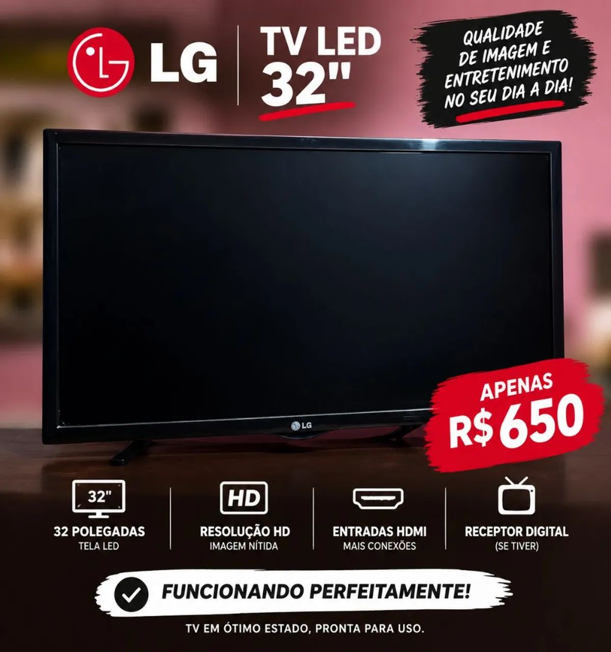 Tv 32 polegadas 
