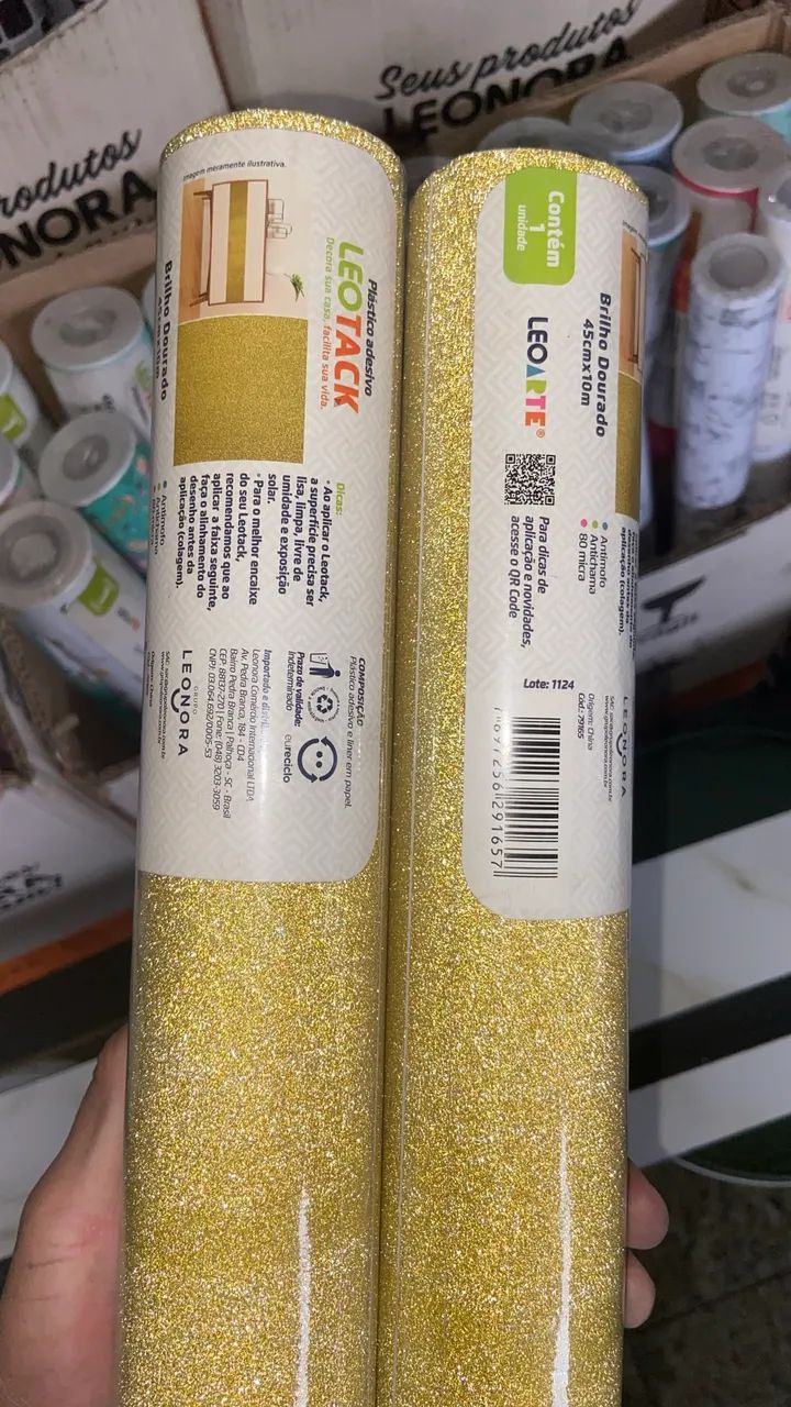 Adesivo Brilho Dourado  - Foto 3