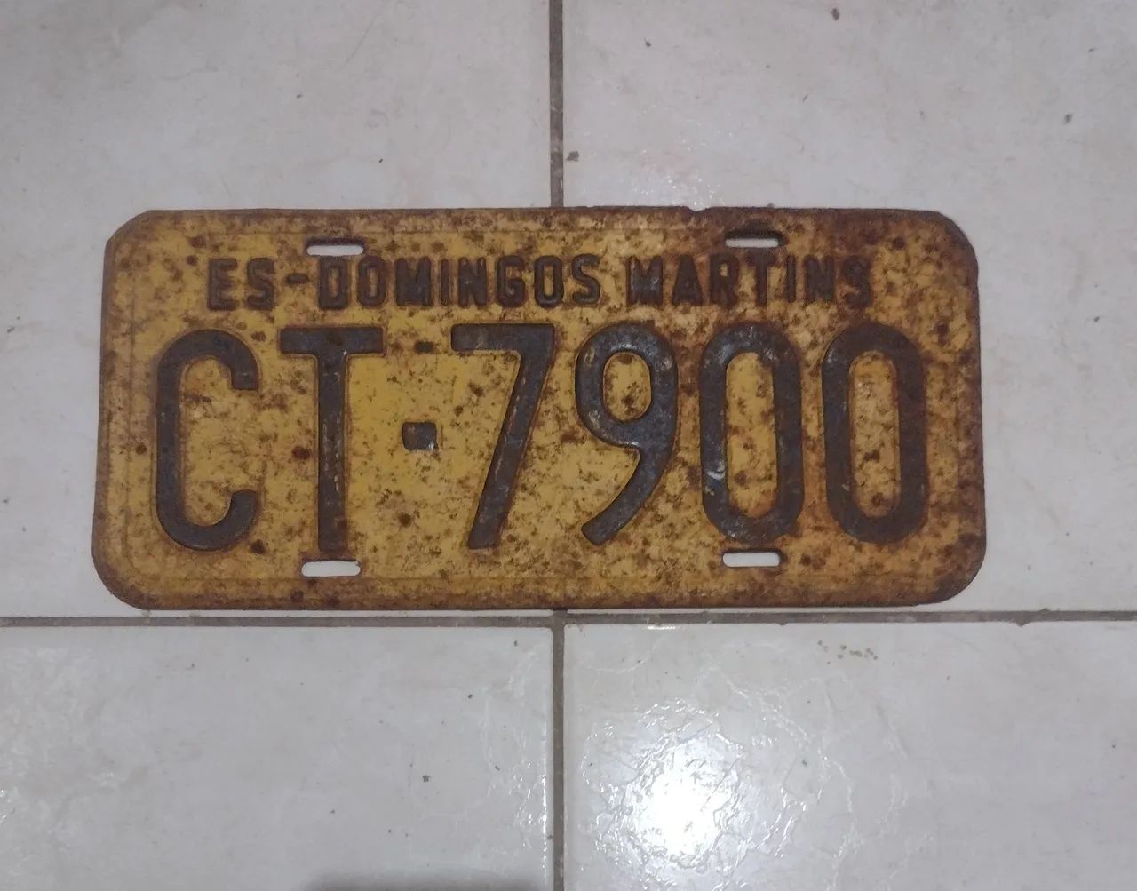 Par De Placas Amarelas De Carro  - Foto 2