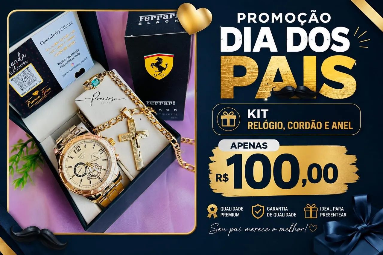 ? KIT MASCULINO ESPECIAL DIA DOS PAIS ?