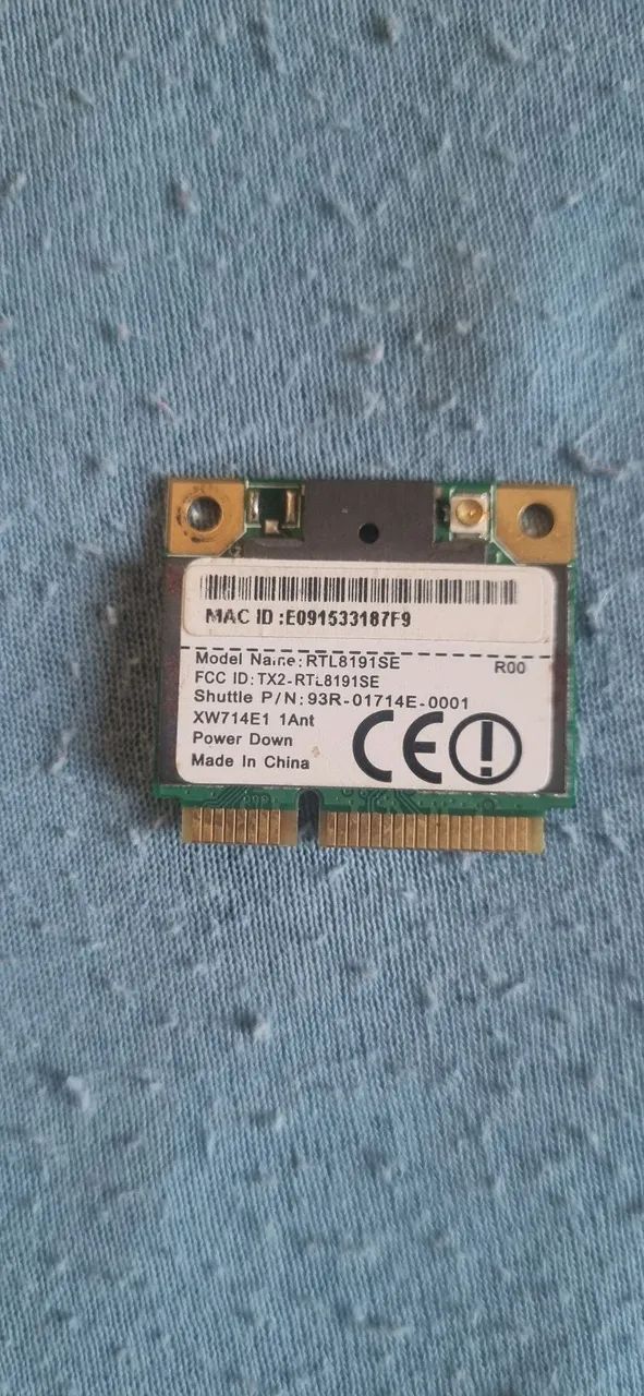 Vendo Placa wi-fi para notebook Positivo 