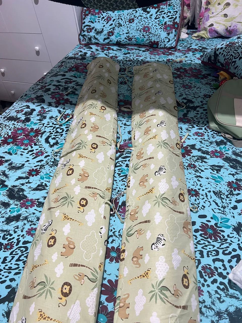 Berço americano 3em 1 com kit de proteção  - Foto 2