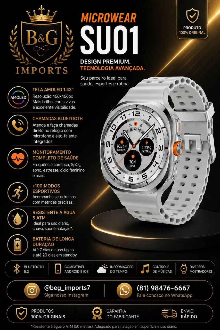 SMARTWHATCH MICROWEAR SU01 - Foto 3