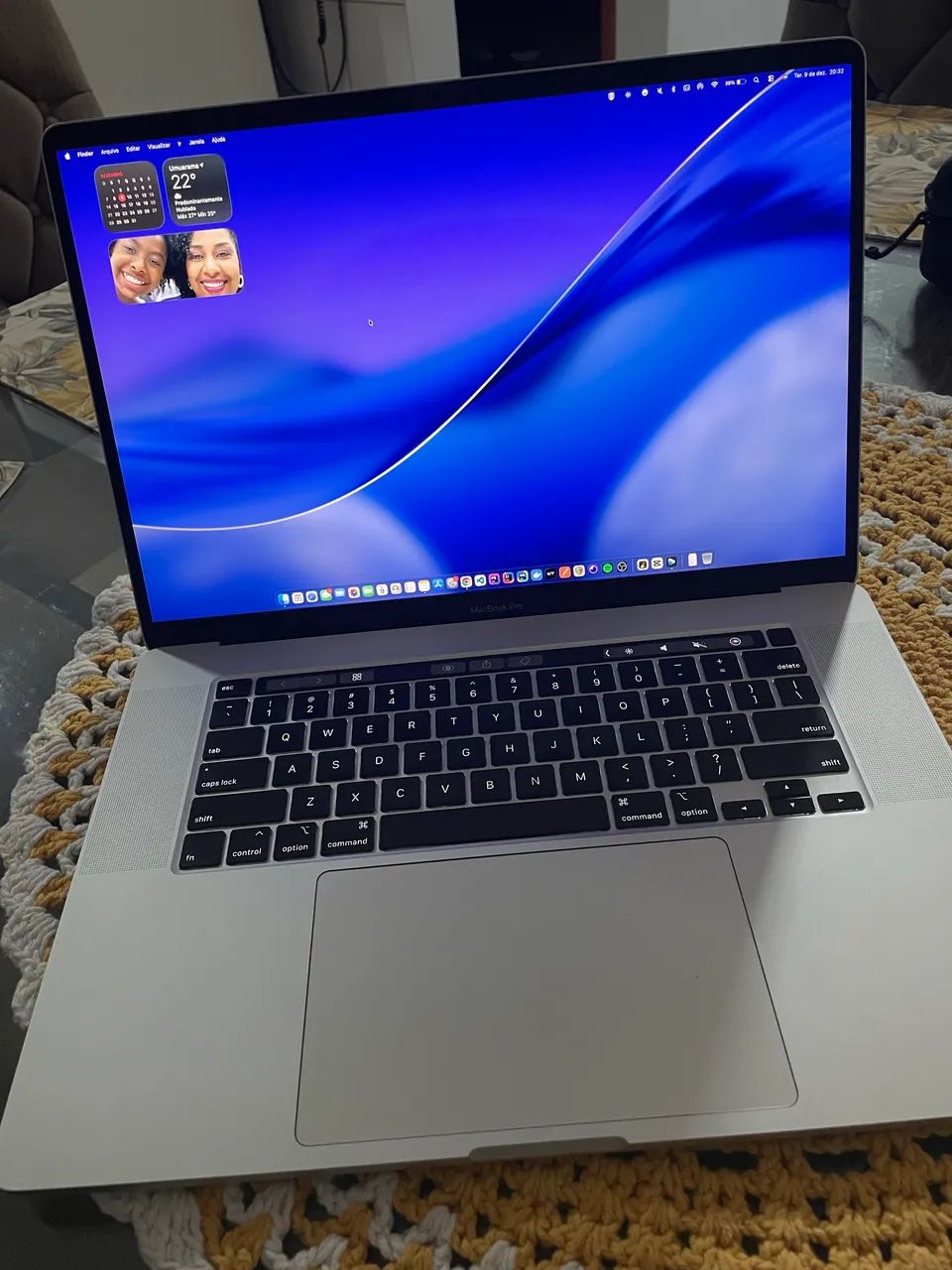 MacBook Pro 2019 16インチ 500GB MacBook Pro 16,1 Apple (16 polegadas, 2019) Prateado, Intel Core i9 9