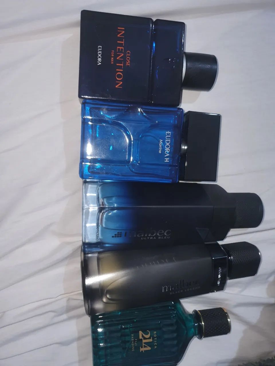 Perfumes/fragrâncias diversas - malbec, eudora e 214