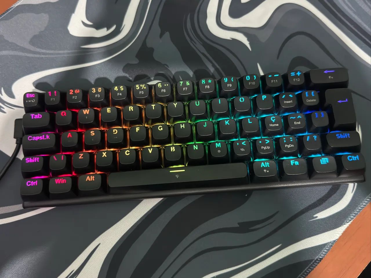 Teclado Magnético - Redragon Fidd - Foto 4