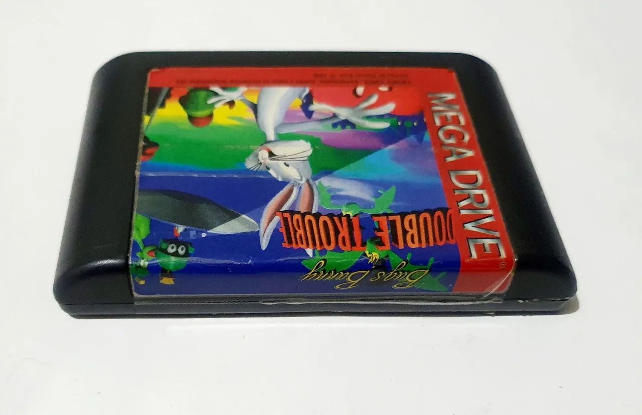 BUGS BUNNY DOUBLE TROUBLE PERNA LONGA ORIGINAL TEC TOY MEGA DRIVE