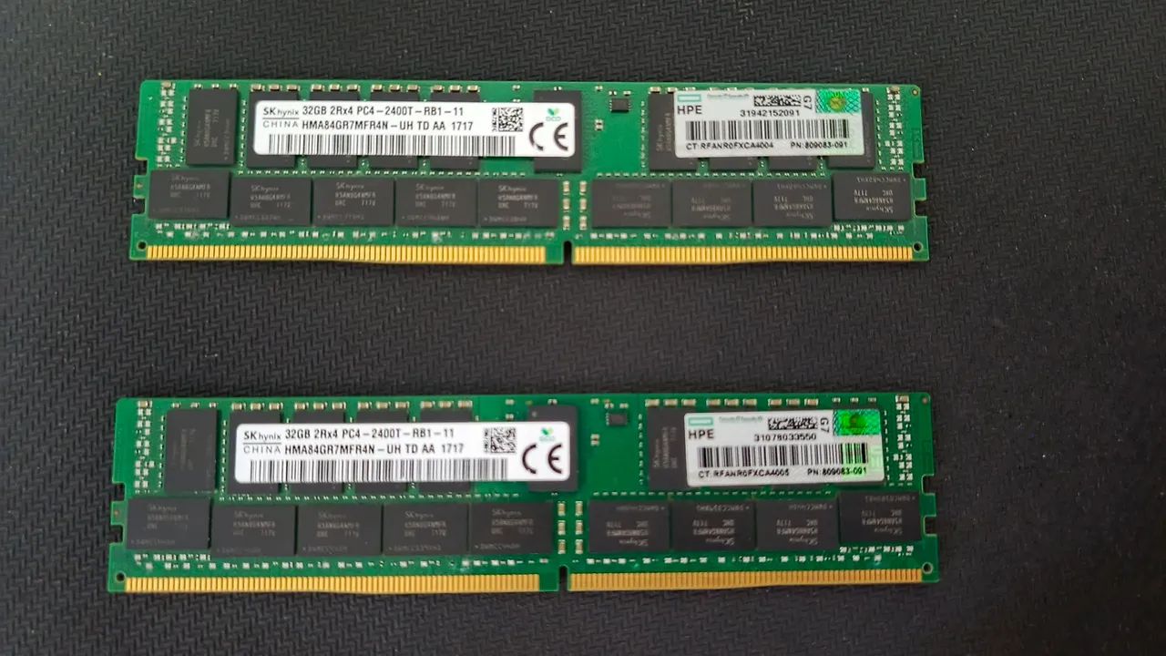 Memoria ram skhynix 64gb 2x32 x99/servidor