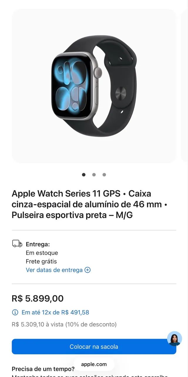Apple Watch Series 11 GPS 46mm  - Lacrado  - Foto 4