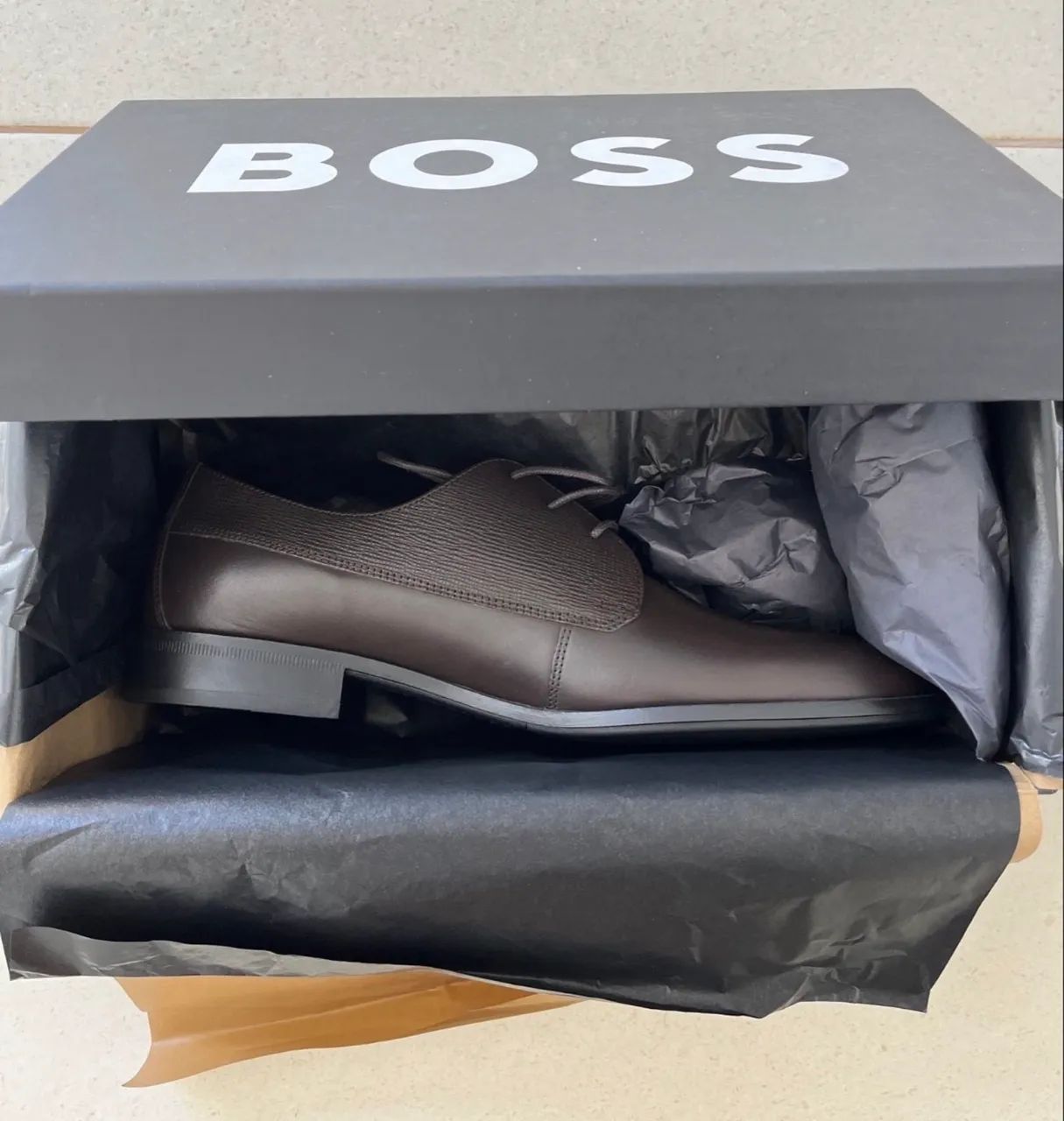 Sapato Social Hugo Boss Marrom  - Foto 2