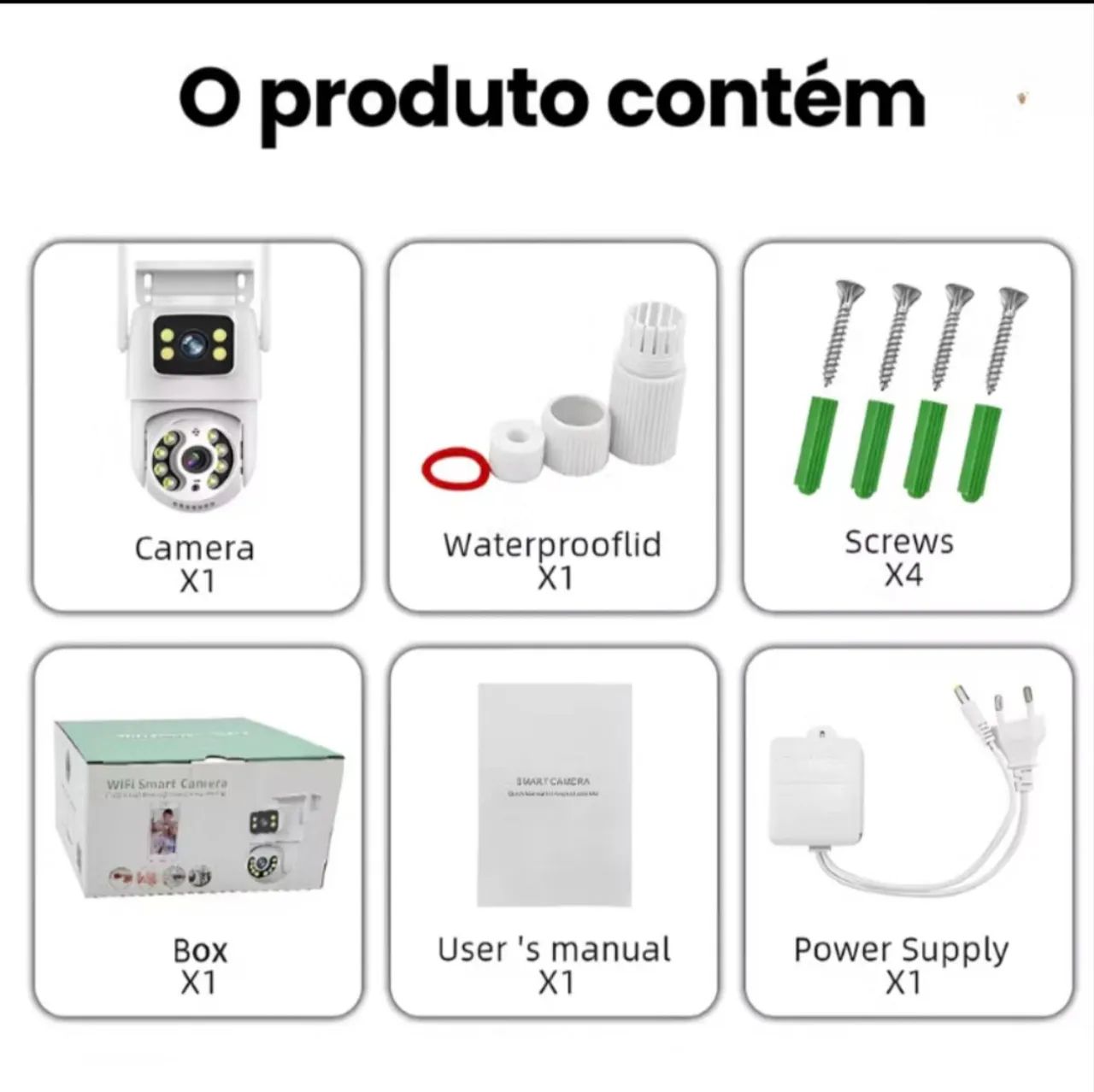 VENDO CÂMERA DE SEGURANÇA COM MONITORAMENTO VIA WI-FI A PROVA DE ÁGUA  - Foto 6