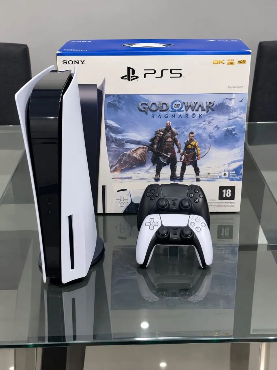  PS5 ? Disco e Digital, Completo + 2 Controles Original  - Foto 3