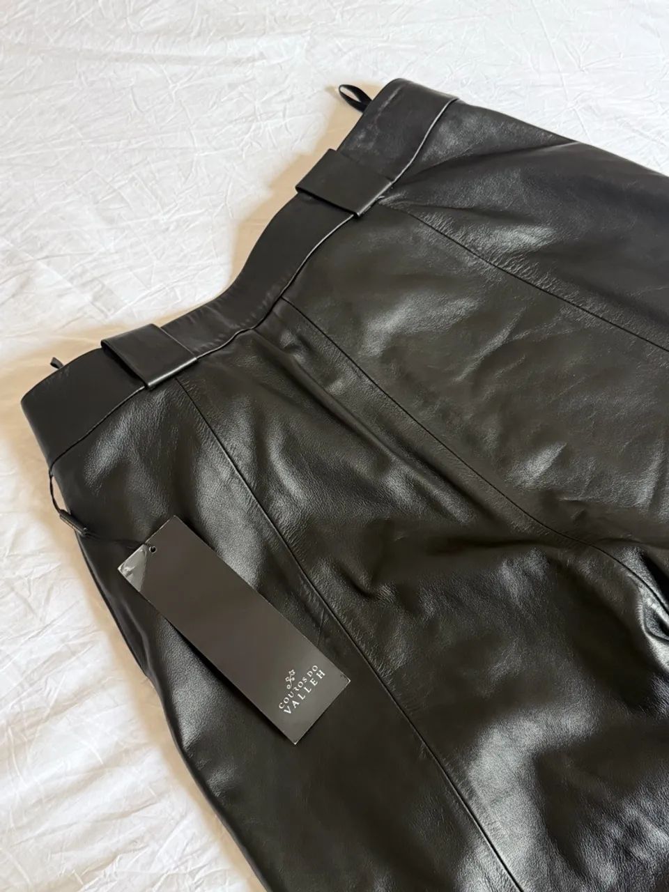 Calça 42/44 couro legítimo nunca usada  - Foto 4