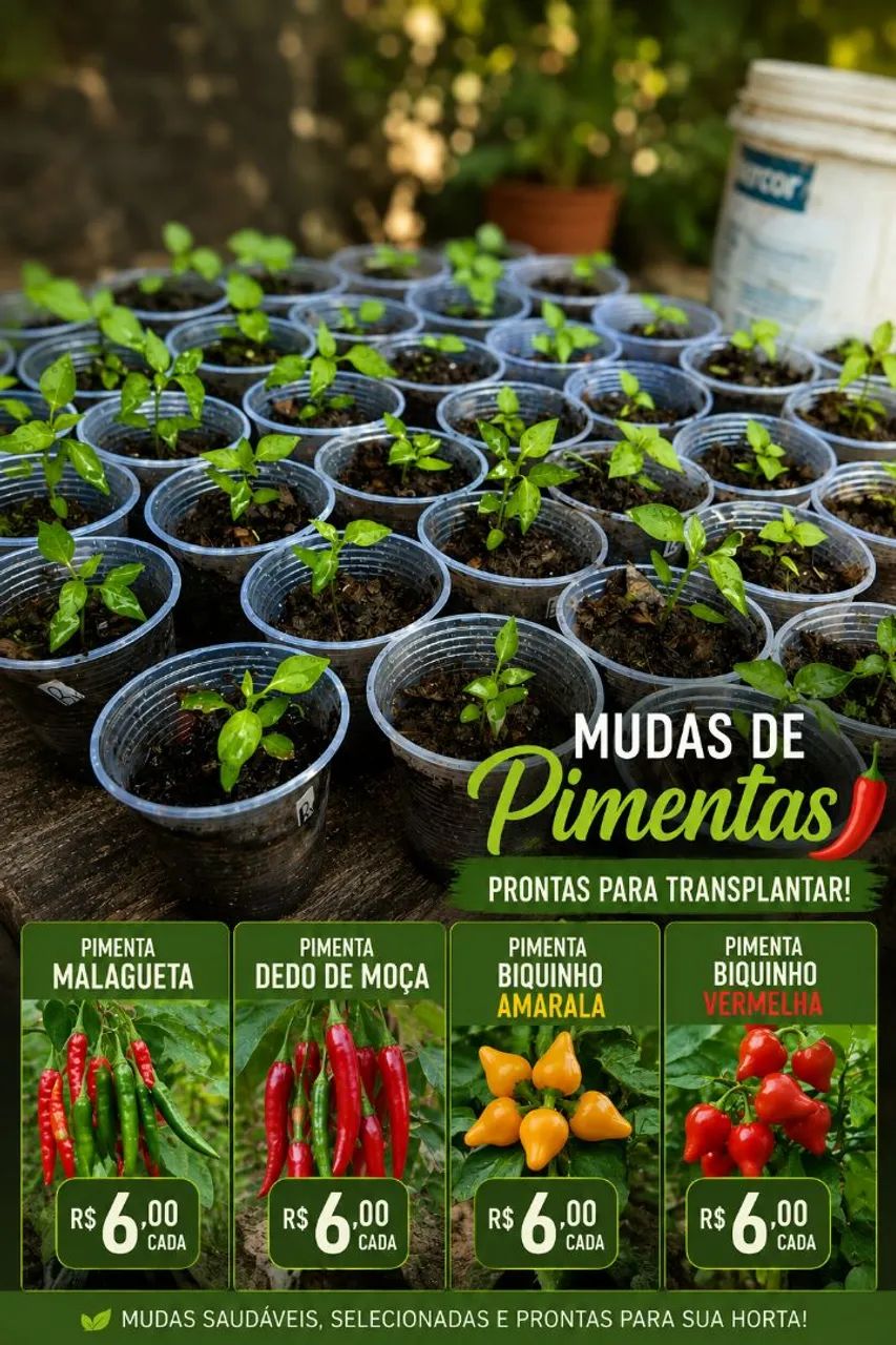 Mudas de Pimenta