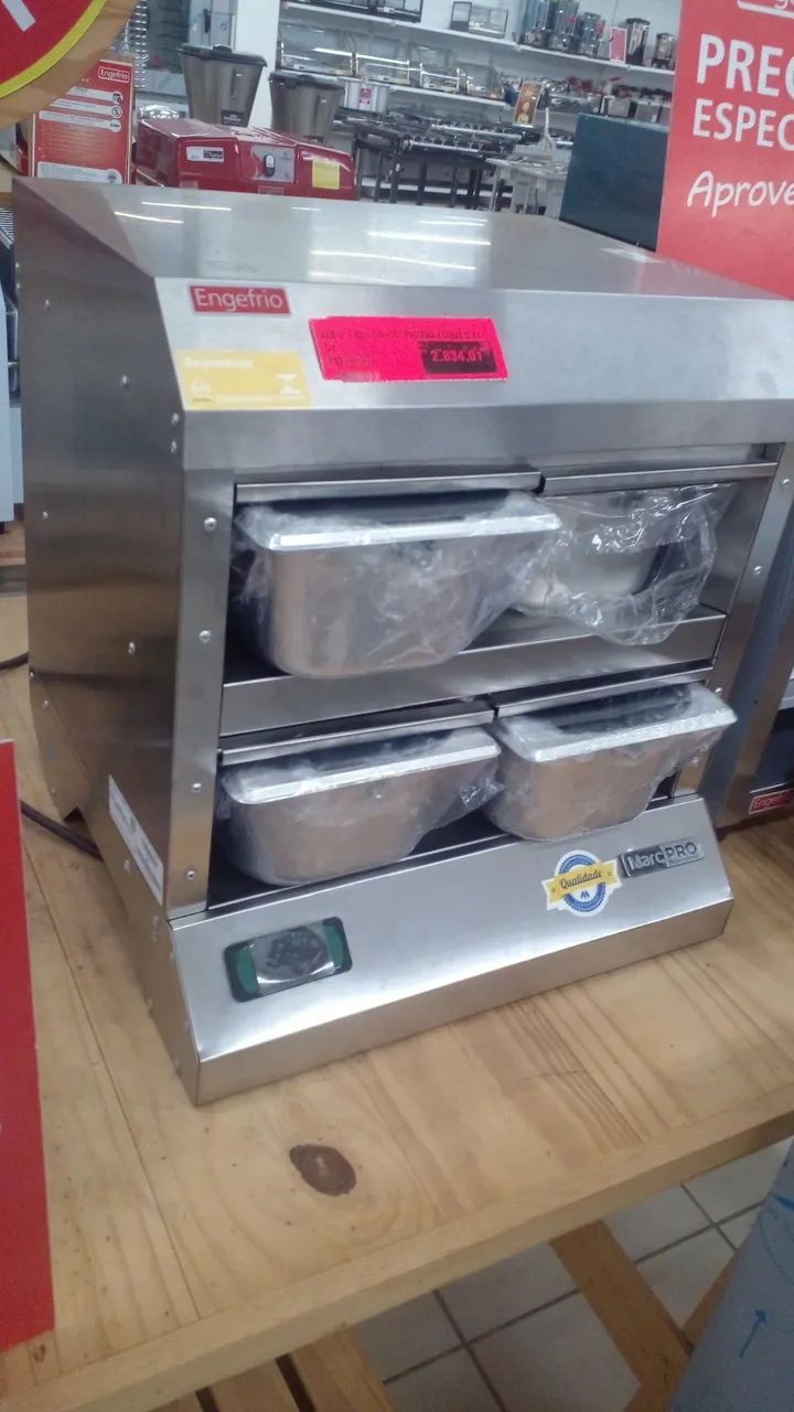 CONSERVADOR DE PROTEÍNAS INDUSTRIAL COM 4 CUBAS , NOVO, PROMOÇÃO!!!! - Foto 2