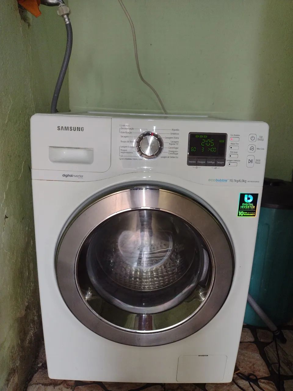 samsung digital inverter lava e seca - Foto 3