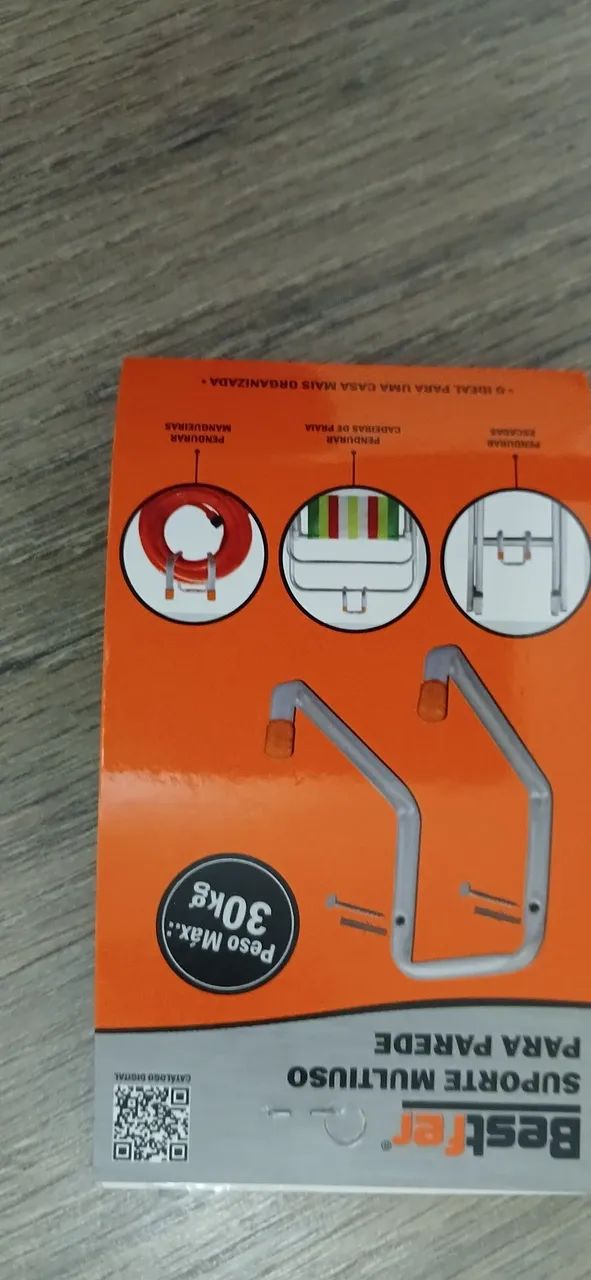 2 suportes multiuso para parede - Foto 2