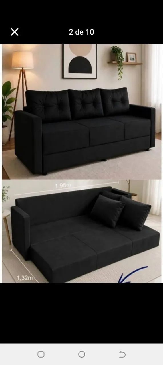 SOFÁ CAMA SAFIRA  - Foto 2