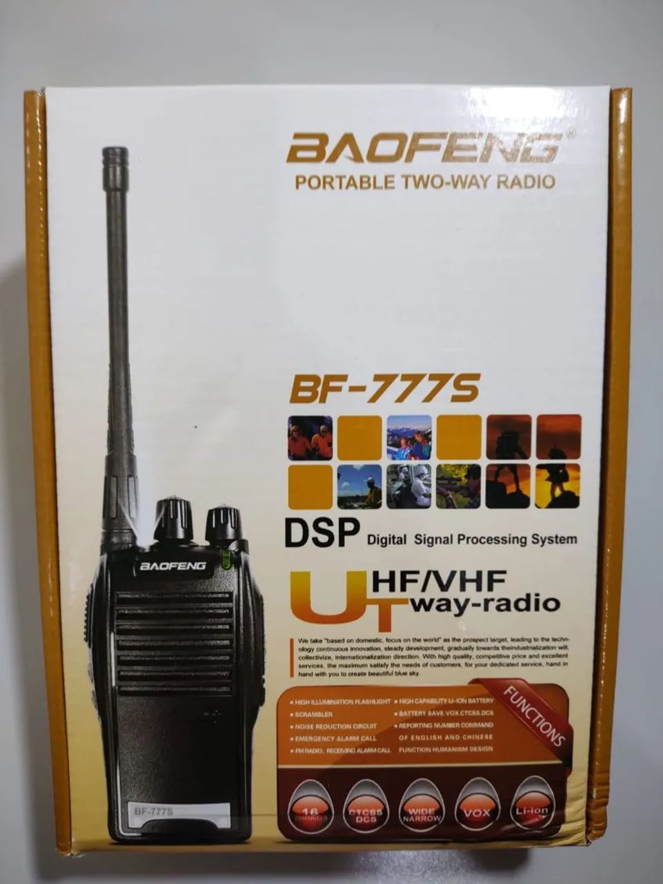 Vendo Rádio Baofeng UHF/VHF profissional, modelo BF-7775